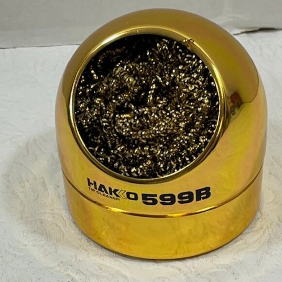 Hakko Gold 599B Soldering Wire Tip Cleaner & Holder 3" - Picture 3 of 8
